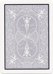 Scarce and Beautiful! Silver Metallic Bicycle Rider Backs