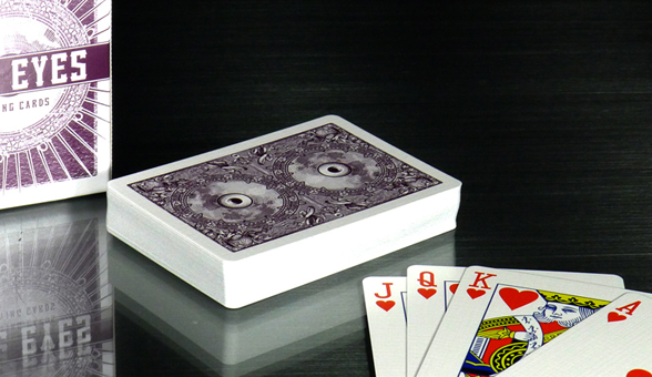 Owl Eyes in Deep Scarlet